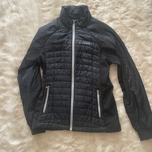 KLIM Waverly 4082 Puffer Jacket Full Zip Black Womens Size Small